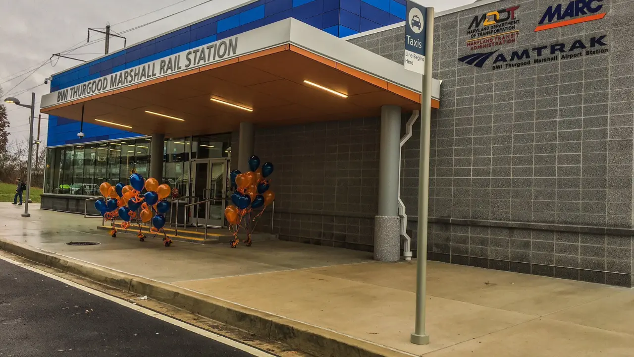 Amtrak Train Station BWI Thurgood Marshall Station, MD (BWI)