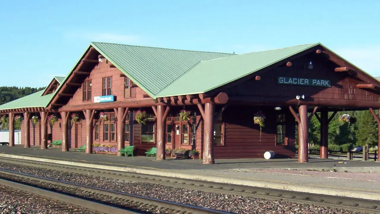 Amtrak Train Station East Glacier Park, MT (GPK)