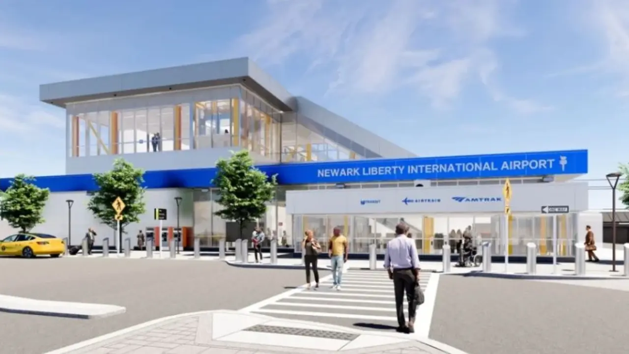 Amtrak Train Station Newark Airport, NJ (EWR)