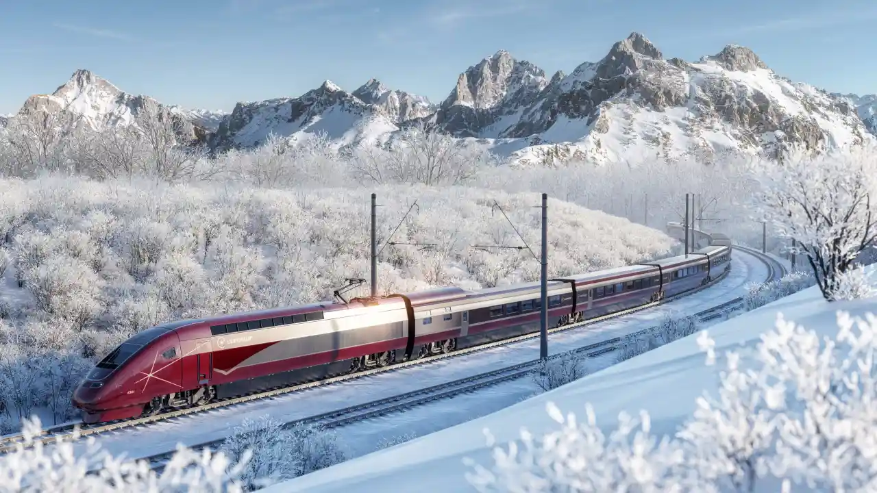 Eurostar Ski Train Station: Albertville in the French Alps