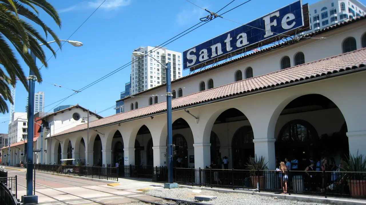 Amtrak Train Station San Diego Santa Fe Depot, CA (SAN)