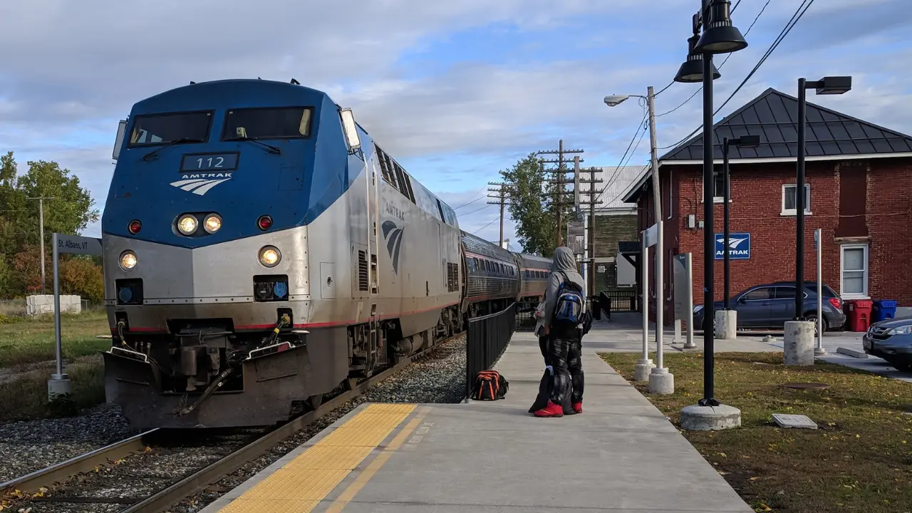 Amtrak Train Station St. Albans, VT (SAB)