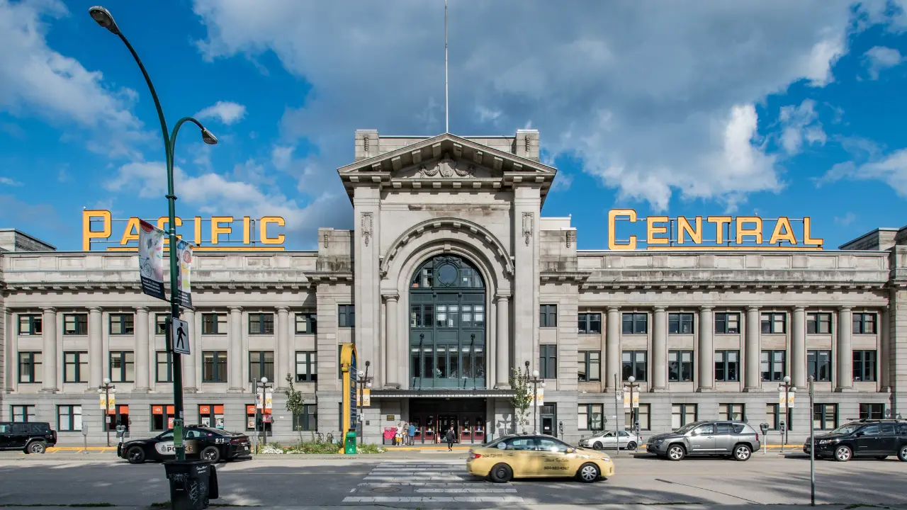 Amtrak Train Station Vancouver Pacific Central, BC (VAC)