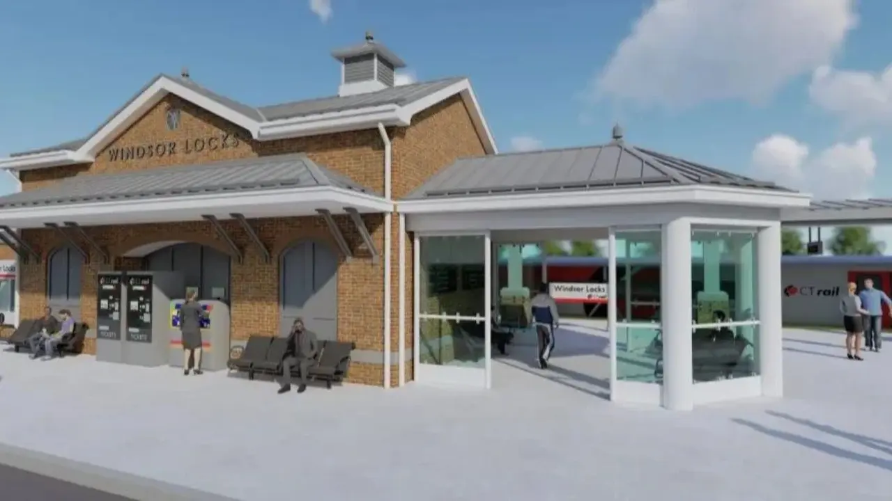 Amtrak Train Station Windsor Locks, CT (WNL)