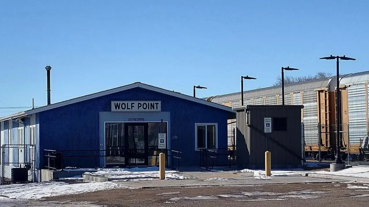 Amtrak Train Station Wolf Point, MT (WPT)