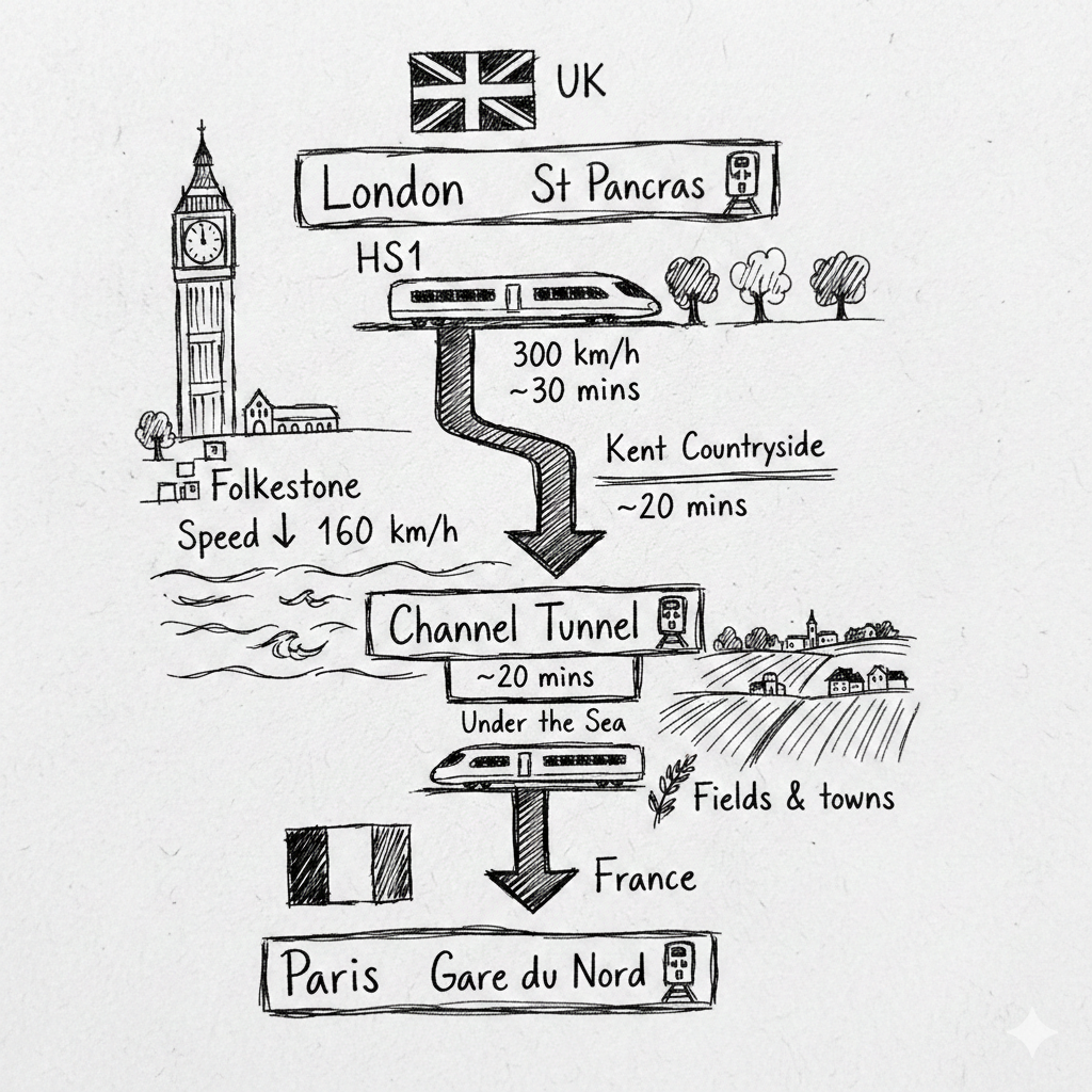 Eurostar Journey Time London to Paris