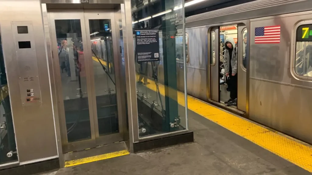 Accessible elevator at amtrak train station new rochelle ny