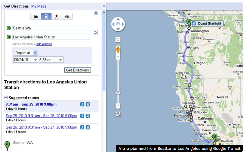 Amtrak Coast Starlight: