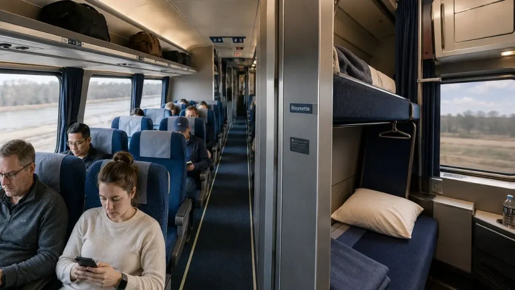 Amtrak cabins from St. Louis Chicago