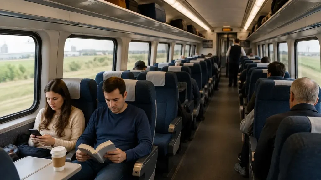 Amtrak Champaign Chicago cabin classes
